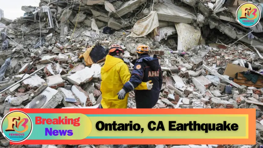 Ontario, CA Earthquake: USGS Reports